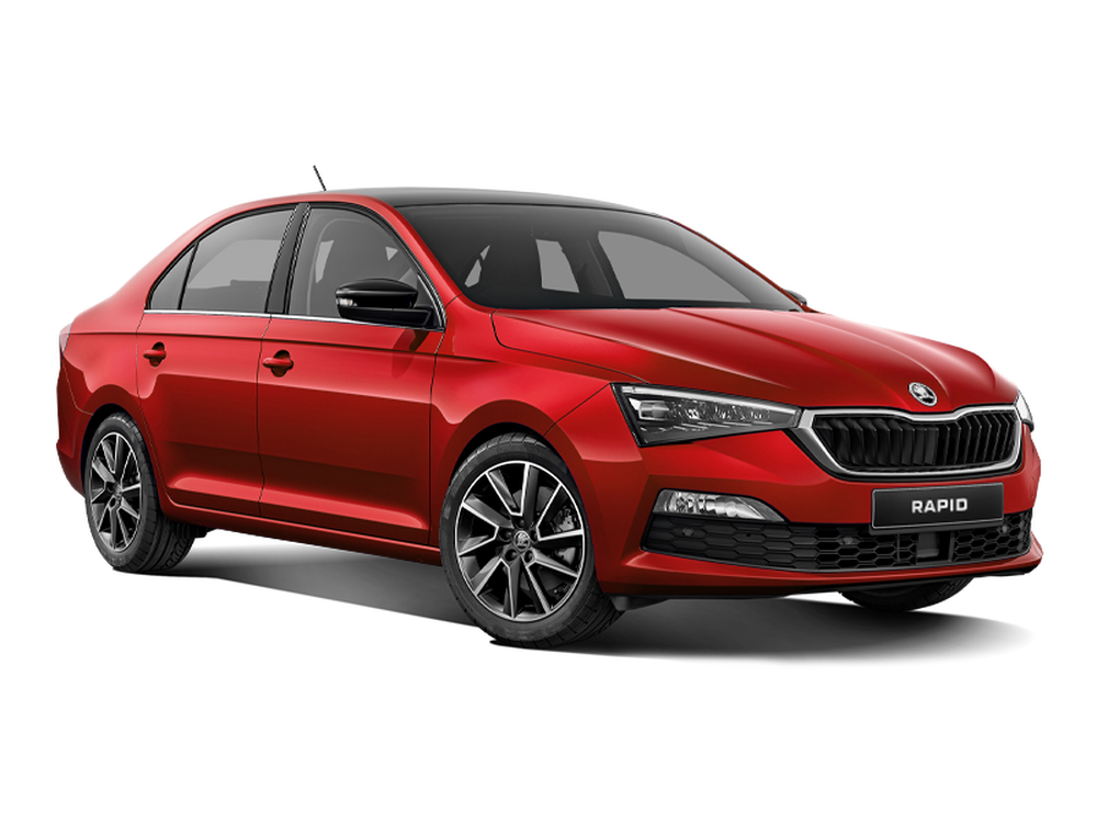 Skoda Rapid Red 2014